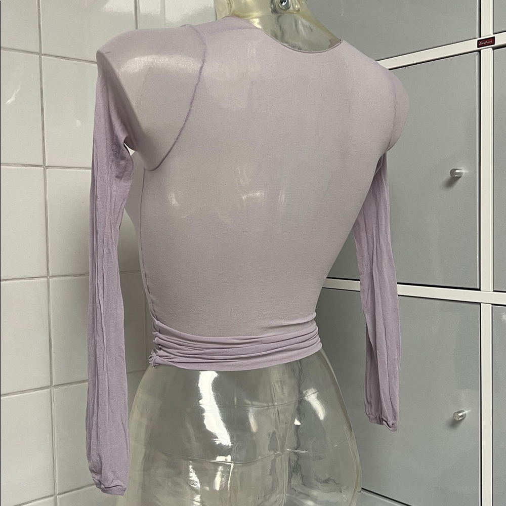 Sheer Lavender Stocking Layer Ballet Top O/S NWOT - Picture 4 of 7